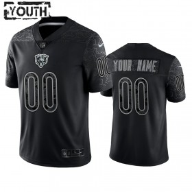 Camiseta Niño NFL Chicago Bears Personalizar Negro Reflective Limited